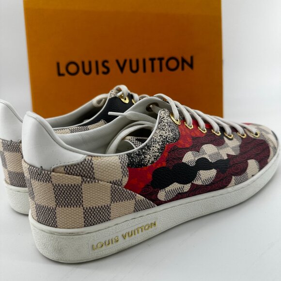 Louis Vuitton Damier Azur Overcloud Sneakers - Picture 5 of 9
